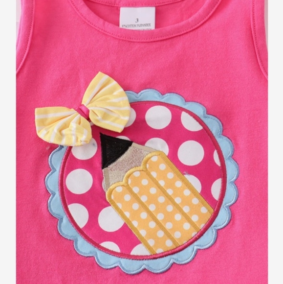 Analogie Girls Fringe Set - Light Wash (Lightweight Denim Collection)